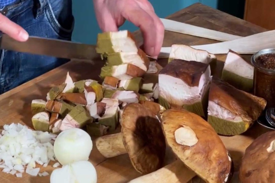 Der L&ouml;wenherz-Nudeln mit Halali Steinpilzso&szlig;e