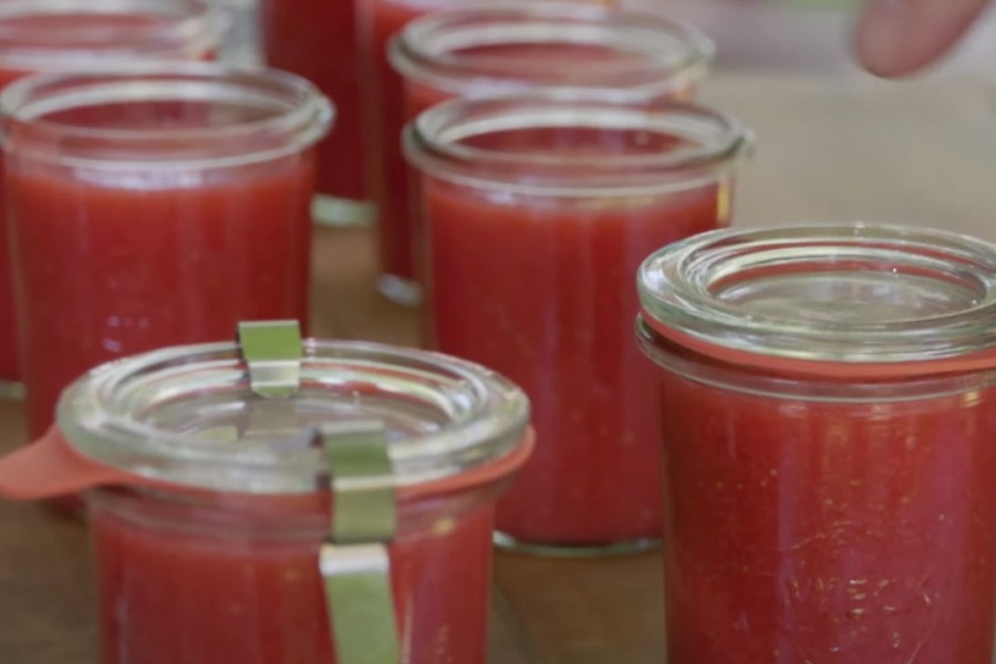 Erdbeermarmelade mit echten pfälzer Erdbeeren