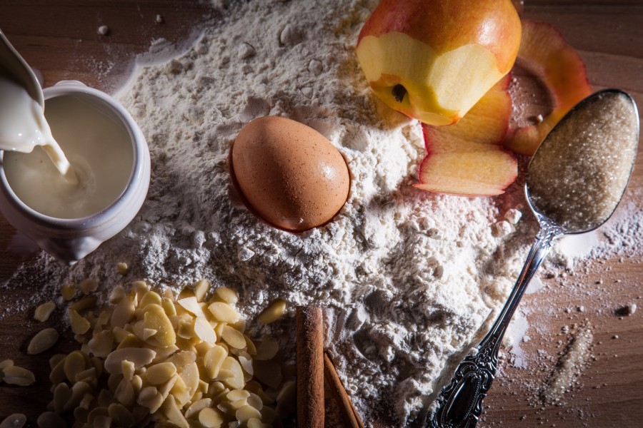 Gebackener Apfelreis mit "Die Ananas &ndash; Essig"